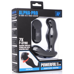 Alpha Pro Stimulateur de prostate vibrant P-Gyro 10 x 3.7 cm